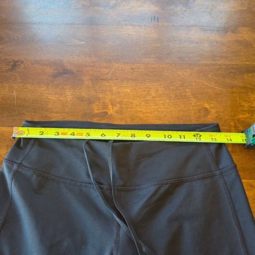 NIKE $10 SALE! Nike Dri-FIT Power Crop Legging Black Compression Workout S - Picture 6 of 7